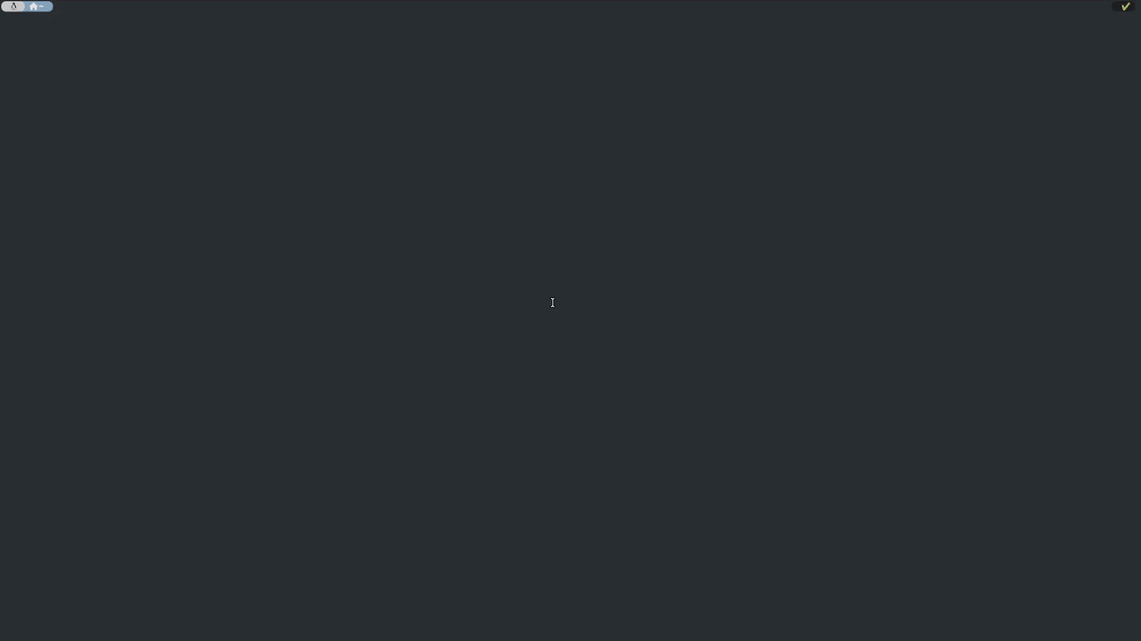 Desktop with terminals
